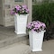 Mayne Wyndham 24in Tall Planter - White 2-Pack 7829-W - alternate 4